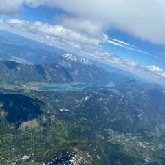 Flugwegposition um 11:11:56: Aufgenommen in der Nähe von Gemeinde Kirchbach, Österreich in 2764 Meter